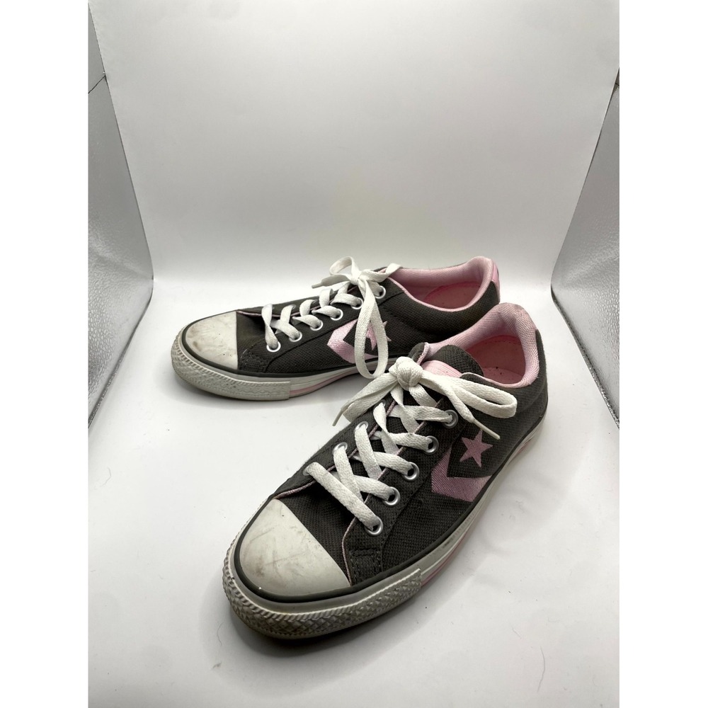 Converse Star Player 76 Unisex M6.5/W8.5 Black Pink Low Top Skateboarding Shoes - Picture 1 of 9